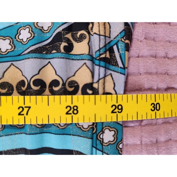 Lane Bryant‎ Women’s 14 16 Sleeveless Blue Beige Black Blouse - Picture 5 of 5